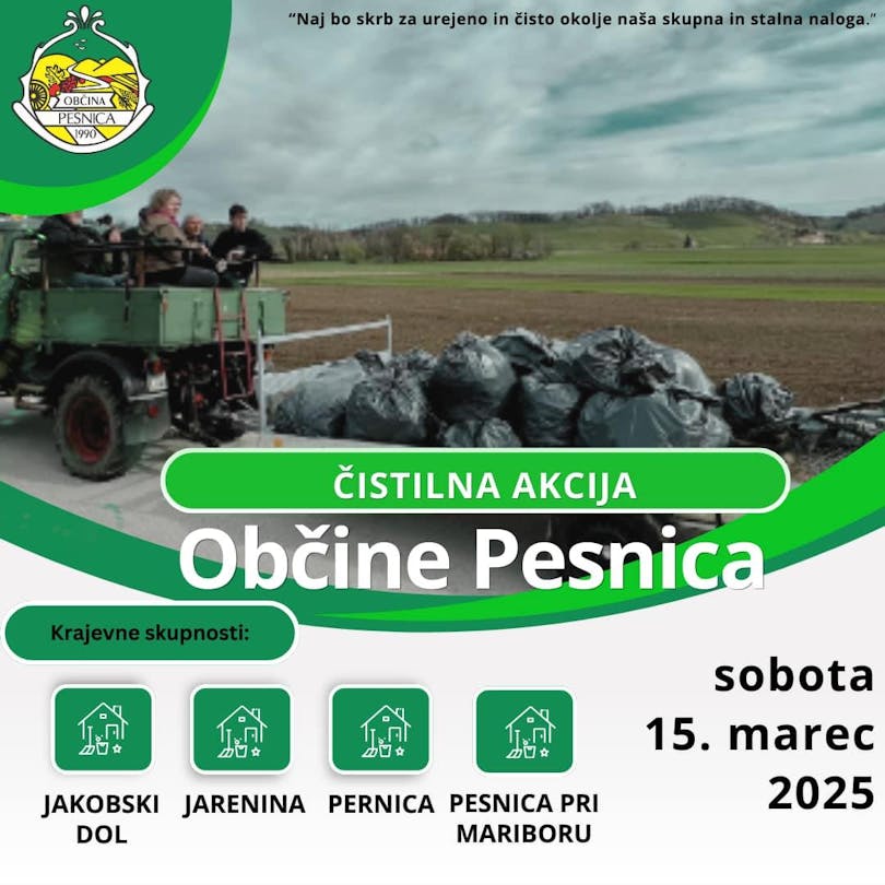 ČISTILNA AKCIJA OBČINE PESNICA